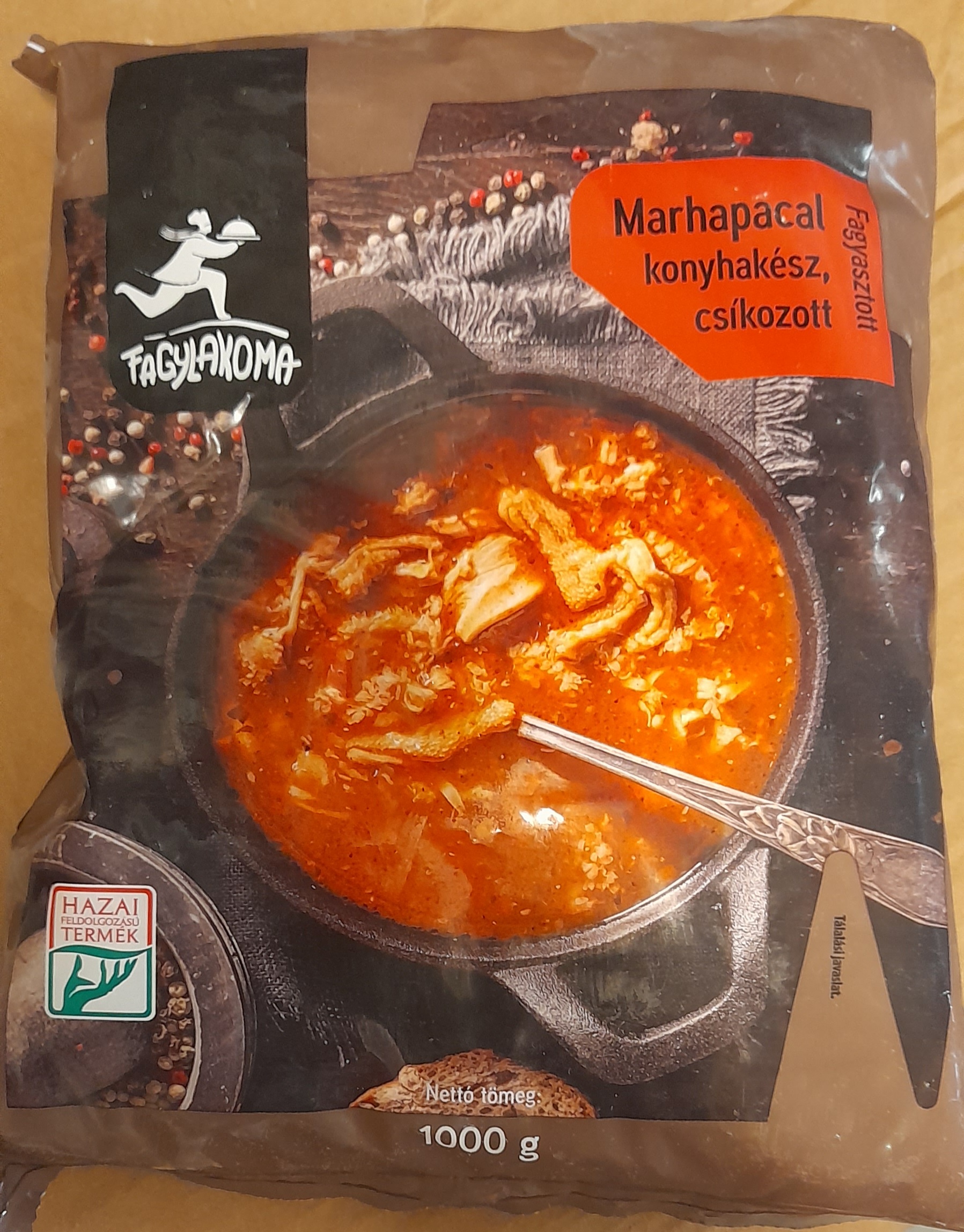 PENNY Fagylakoma fagyasztott, konyhakész csíkozott pacal 1000g
